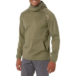 NOMAD Men’s Longneck Hoodie | Mid-weight Water Resistant Hunting Fleece(Moss)