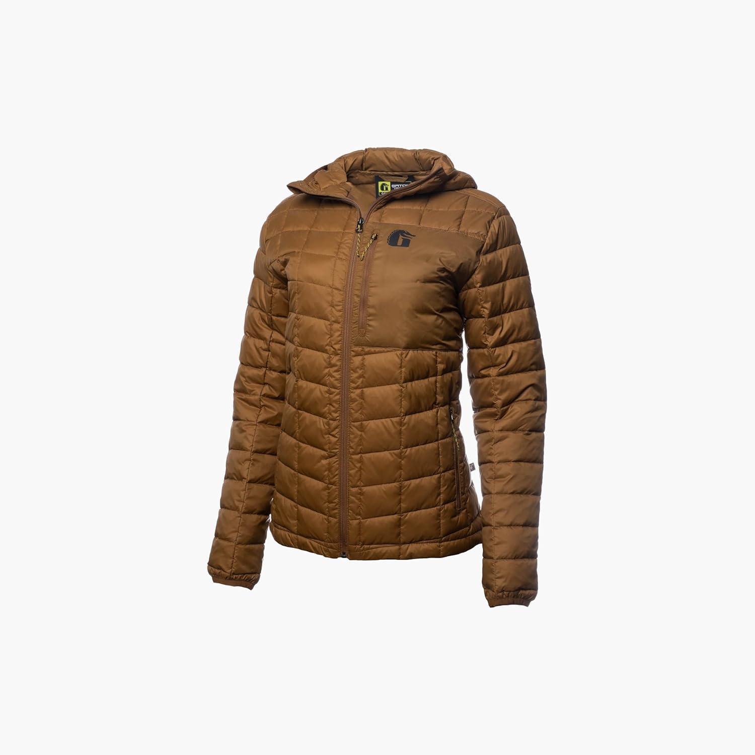 image:imageGator Waders Womens Cumulus Jacket Insulated Lightweight Windproof Hunting Puffer with Hood Rated for 045F Cold WeatherDirt