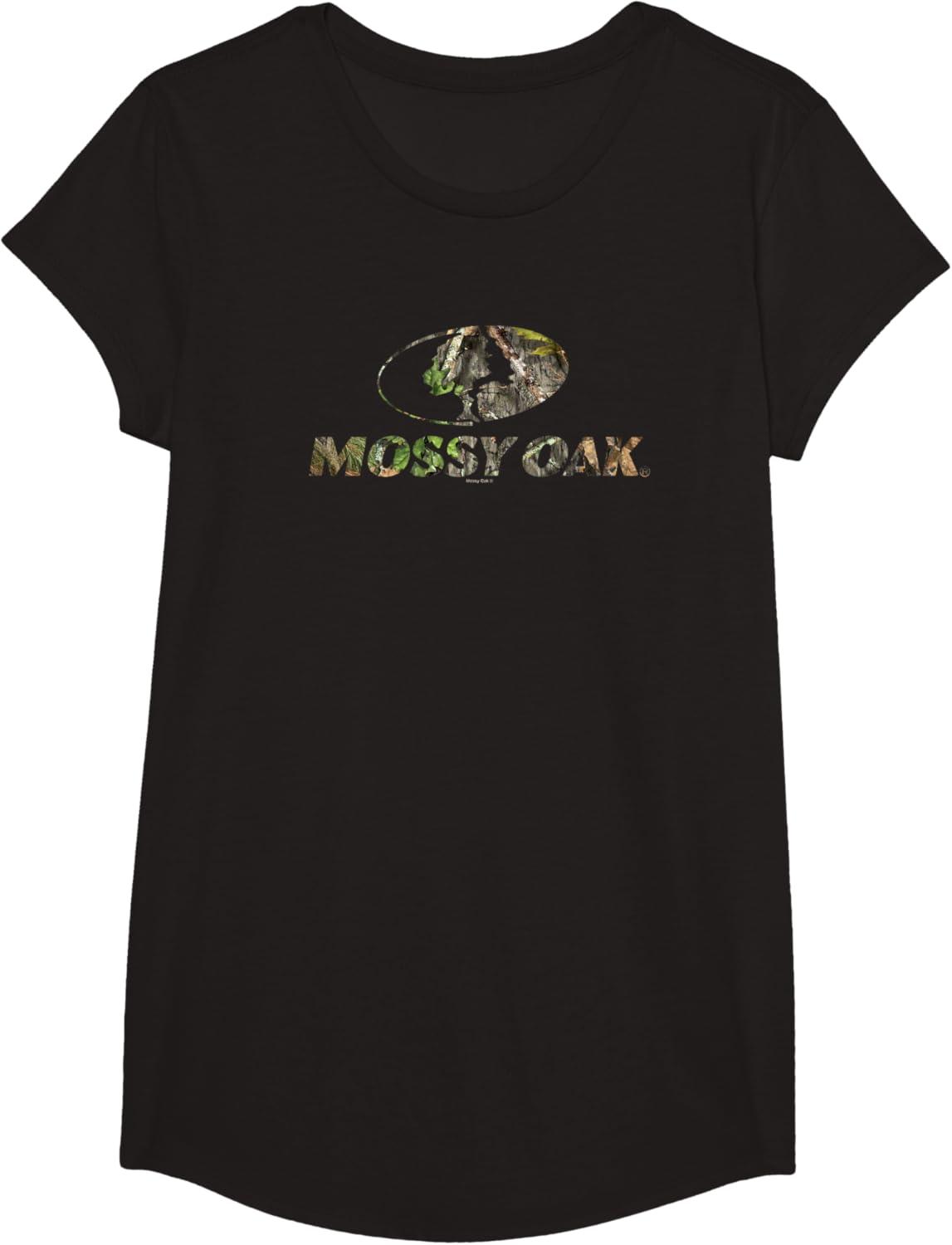 image:imageMossy Oak Camouflage Logo Fill TShirt SmallBlack