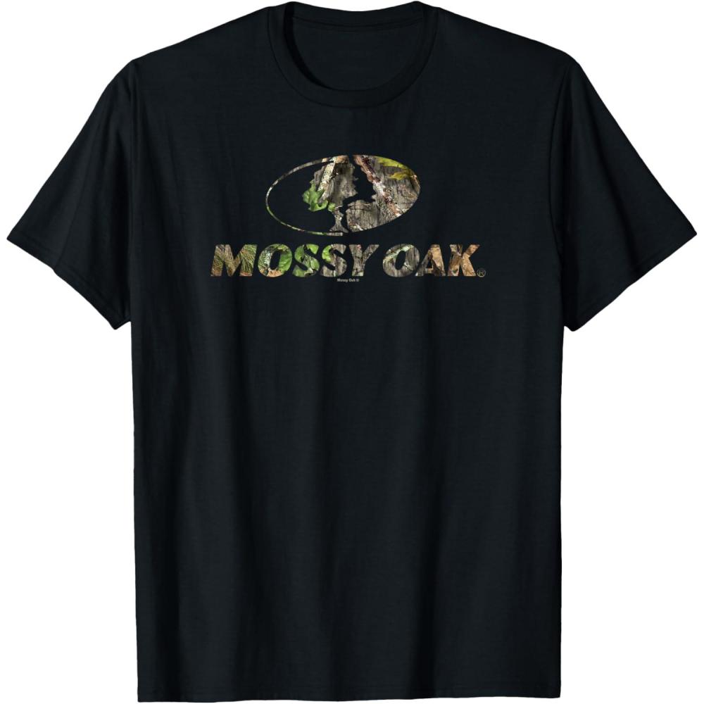 image:imageMossy Oak Camouflage Logo Fill TShirt SmallBlack