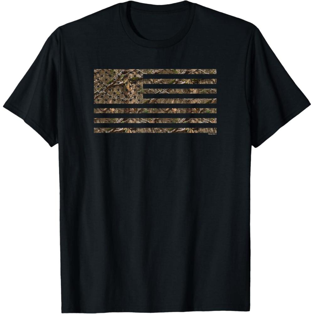 image:imageMossy Oak Camouflage Square Logo Fill TShirtBlack