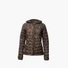 Gator Waders Womens Cumulus Jacket – Insulated Lightweight Windproof Hunting Puffer with Hood – Rated for 0-45°F Cold Weather(Mossy Oak Bottomland)