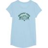 Mossy Oak Camping Retro Mountain Landscape Logo T-Shirt(Baby Blue)