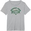 Mossy Oak Camping Retro Mountain Landscape Logo T-Shirt(Heather Grey)