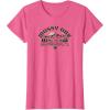 Mossy Oak Camping Retro Mountain Landscape Logo T-Shirt(Pink Heather)