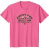 Mossy Oak Camping Retro Mountain Landscape Logo T-Shirt(Pink Heather)