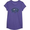 Mossy Oak Camping Retro Mountain Landscape Logo T-Shirt(Purple Heather)