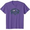 Mossy Oak Camping Retro Mountain Landscape Logo T-Shirt(Purple Heather)