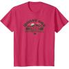 Mossy Oak Camping Retro Mountain Landscape Logo T-Shirt(Red Heather)