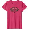 Mossy Oak Camping Retro Mountain Landscape Logo T-Shirt(Red Heather)