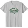 Mossy Oak Camping Retro Mountain Landscape Logo T-Shirt(Silver Grey)