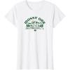 Mossy Oak Camping Retro Mountain Landscape Logo T-Shirt(White)