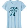 Mossy Oak Fishing Bass Open Water Classic Blue Logo T-Shirt(Baby Blue)