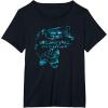 Mossy Oak Fishing Bass Open Water Classic Blue Logo T-Shirt(Black)