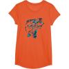 Mossy Oak Fishing Bass Open Water Classic Blue Logo T-Shirt(Orange)