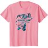 Mossy Oak Fishing Bass Open Water Classic Blue Logo T-Shirt(Pink)