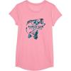 Mossy Oak Fishing Bass Open Water Classic Blue Logo T-Shirt(Pink)