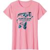 Mossy Oak Fishing Bass Open Water Classic Blue Logo T-Shirt(Pink)