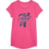 Mossy Oak Fishing Bass Open Water Classic Blue Logo T-Shirt(Pink Heather)