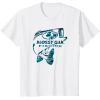 Mossy Oak Fishing Bass Open Water Classic Blue Logo T-Shirt(White)