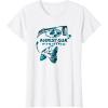 Mossy Oak Fishing Bass Open Water Classic Blue Logo T-Shirt(White)