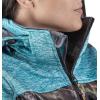 TrailCrest Women’s Softshell Hooded Jacket – Super Soft Plush Coral Fleece Lining – Mossy Oak Camo Patterns(Teal Heather – Breakup Country)