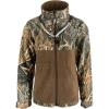 Drake Waterfowl MST Women’s Eqwader Full Zip, Hunting Jacket, Waterproof and Breathable, Fleece Lining and Adjustable Fit(Mossy Oak Shadow Grass Habitat)