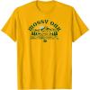 Mossy Oak Camping Retro Mountain Landscape Logo T-Shirt(Golden Yellow)