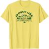 Mossy Oak Camping Retro Mountain Landscape Logo T-Shirt(Lemon Yellow)