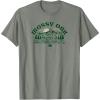 Mossy Oak Camping Retro Mountain Landscape Logo T-Shirt(Olive Heather)