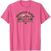 Mossy Oak Camping Retro Mountain Landscape Logo T-Shirt(Pink Heather)