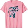 Mossy Oak Fishing Bass Open Water Classic Blue Logo T-Shirt(Pink)