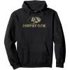 Mossy Oak Nature Camouflage Classic Outdoors Logo Pullover Hoodie(Black)
