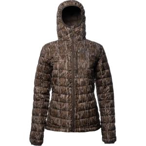 Gator Waders Womens Cumulus Jacket – Insulated Lightweight Windproof Hunting Puffer with Hood – Rated for 0-45°F Cold Weather(Mossy Oak Bottomland)