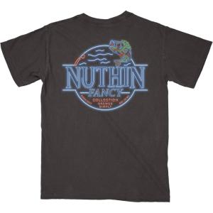 Nuthin Fancy Shirts | Graphic Logo Tee | Classic T-Shirt | Relaxed Fit(Neon Bass)