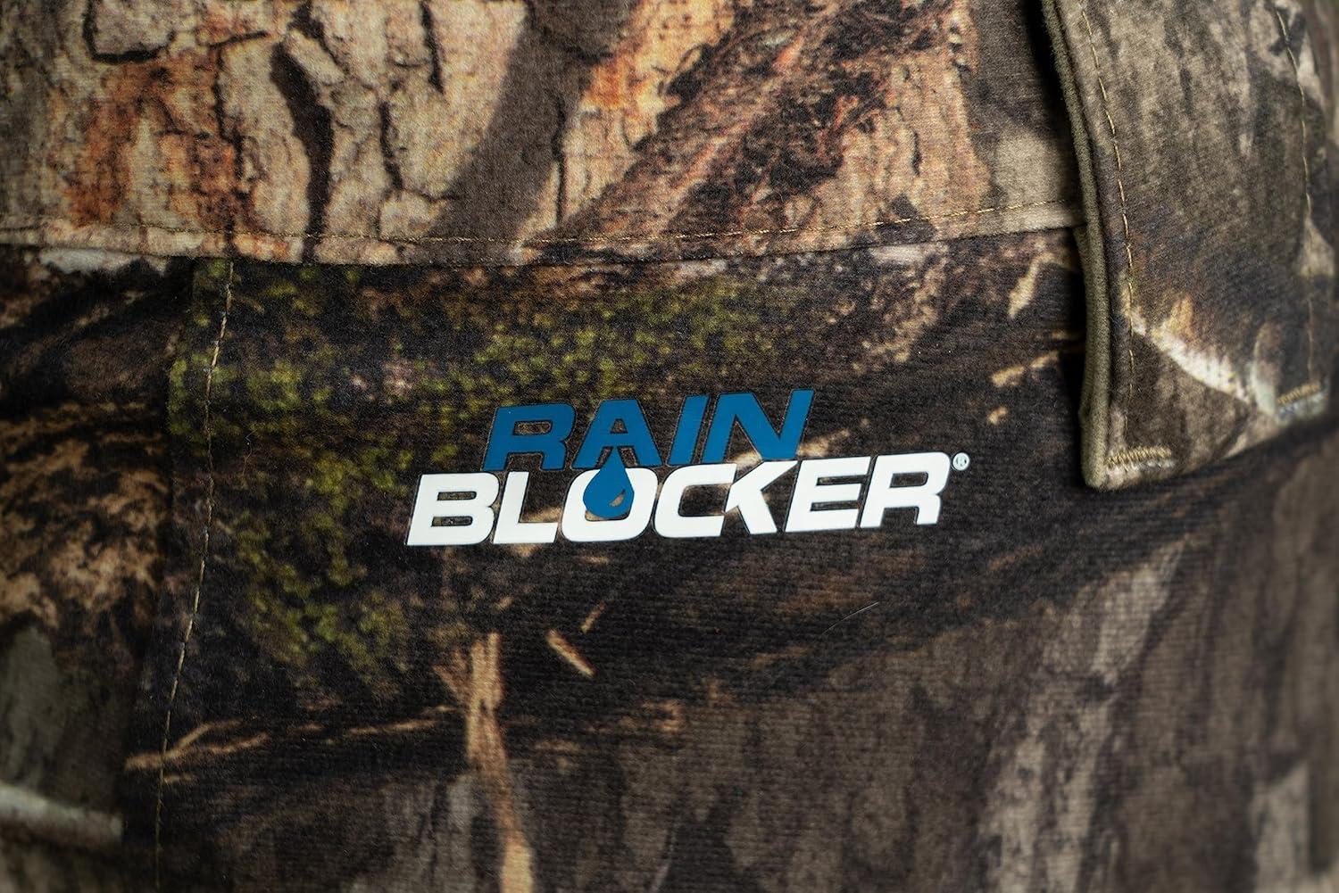 image:imageBLOCKER OUTDOORS Youth Drencher Youth Lightweight Waterproof Breathable Camo Hunting PantsMossy Oak Country Dna