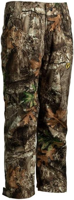 image:imageBLOCKER OUTDOORS Youth Drencher Youth Lightweight Waterproof Breathable Camo Hunting PantsRealtree Edge