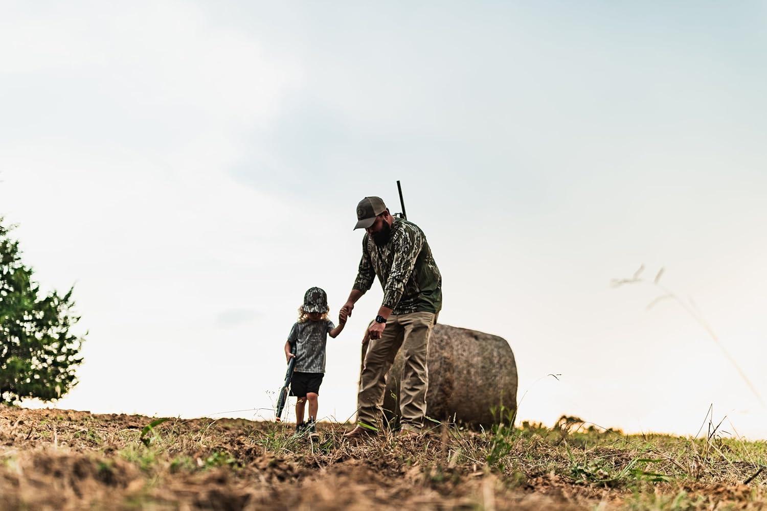 image:imageMossy Oak Boys Youth Hunting Clothes Boys Camo Shirt Short Sleeve CottonOriginal Bottomland