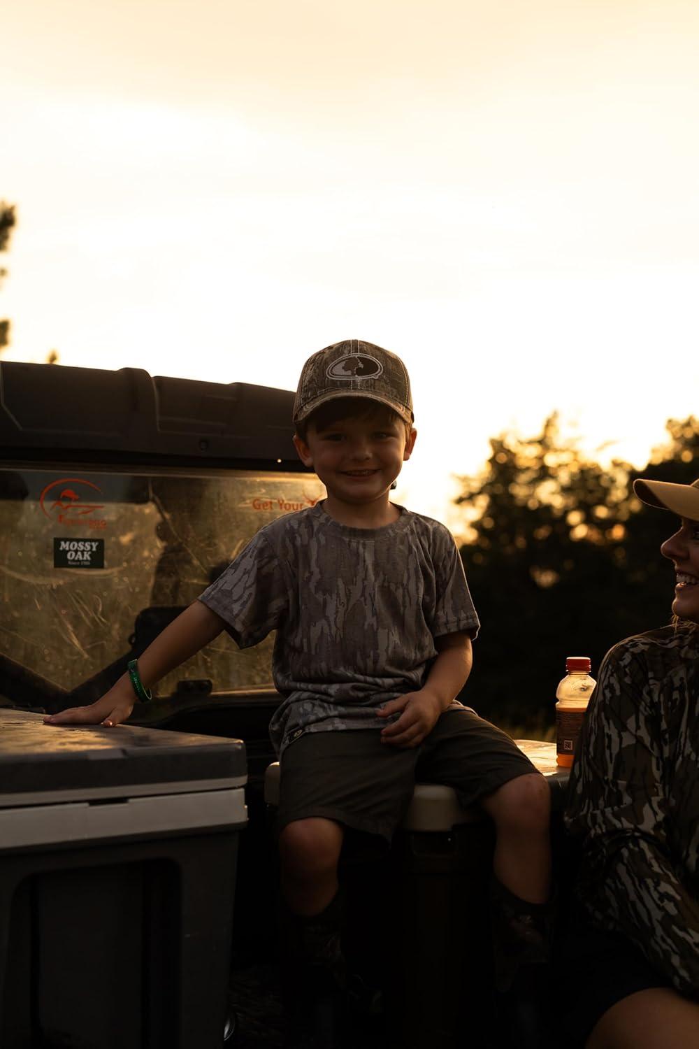 image:imageMossy Oak Boys Youth Hunting Clothes Boys Camo Shirt Short Sleeve CottonOriginal Bottomland
