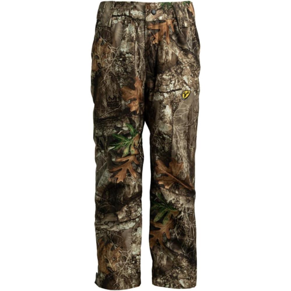 image:imageBLOCKER OUTDOORS Youth Drencher Youth Lightweight Waterproof Breathable Camo Hunting PantsRealtree Edge
