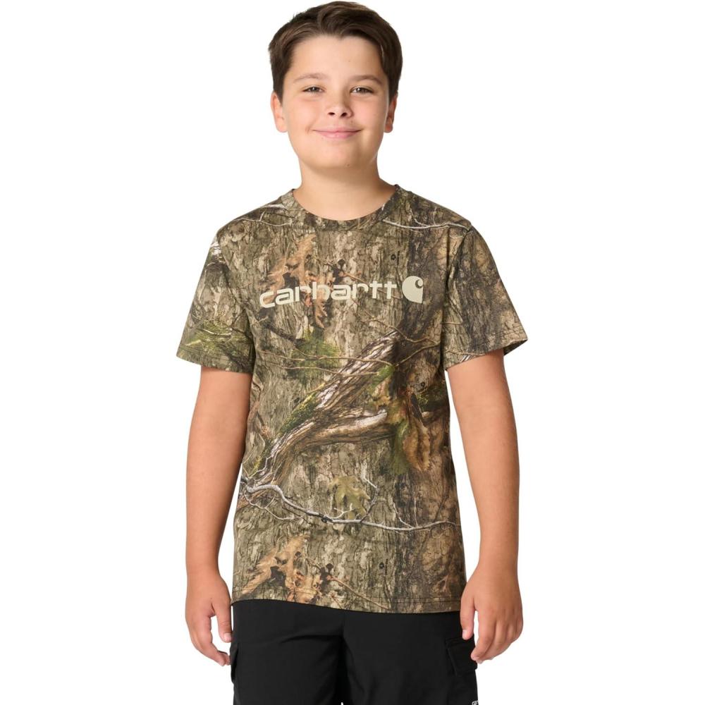 image:imageCarhartt Boys Short Sleeve Camo Print TShirt Mossy Oak Country DNA Small810