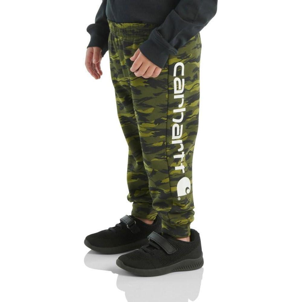 image:imageCarhartt Kids CK8429 Fleece Logo Sweatpant BoysCamo