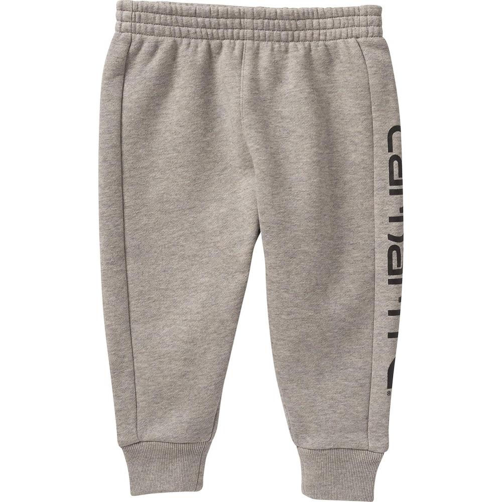 image:imageCarhartt Kids CK8429 Fleece Logo Sweatpant  BoysGrey Heather