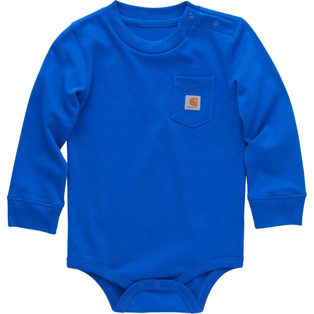 image:imageCarhartt LongSleeve Pocket BodysuitLapis Blue