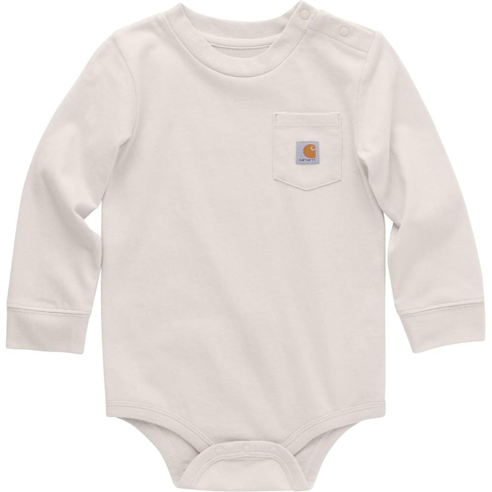 image:imageCarhartt LongSleeve Pocket BodysuitMalt Beige