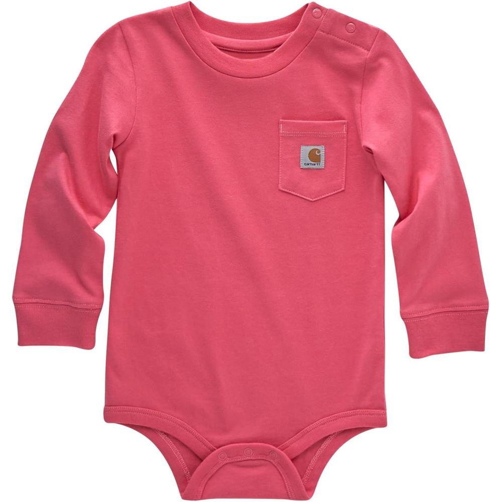 image:imageCarhartt LongSleeve Pocket BodysuitPink Lemonade