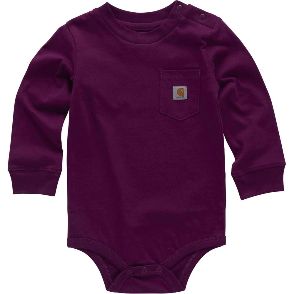 image:imageCarhartt LongSleeve Pocket BodysuitPlum Caspia