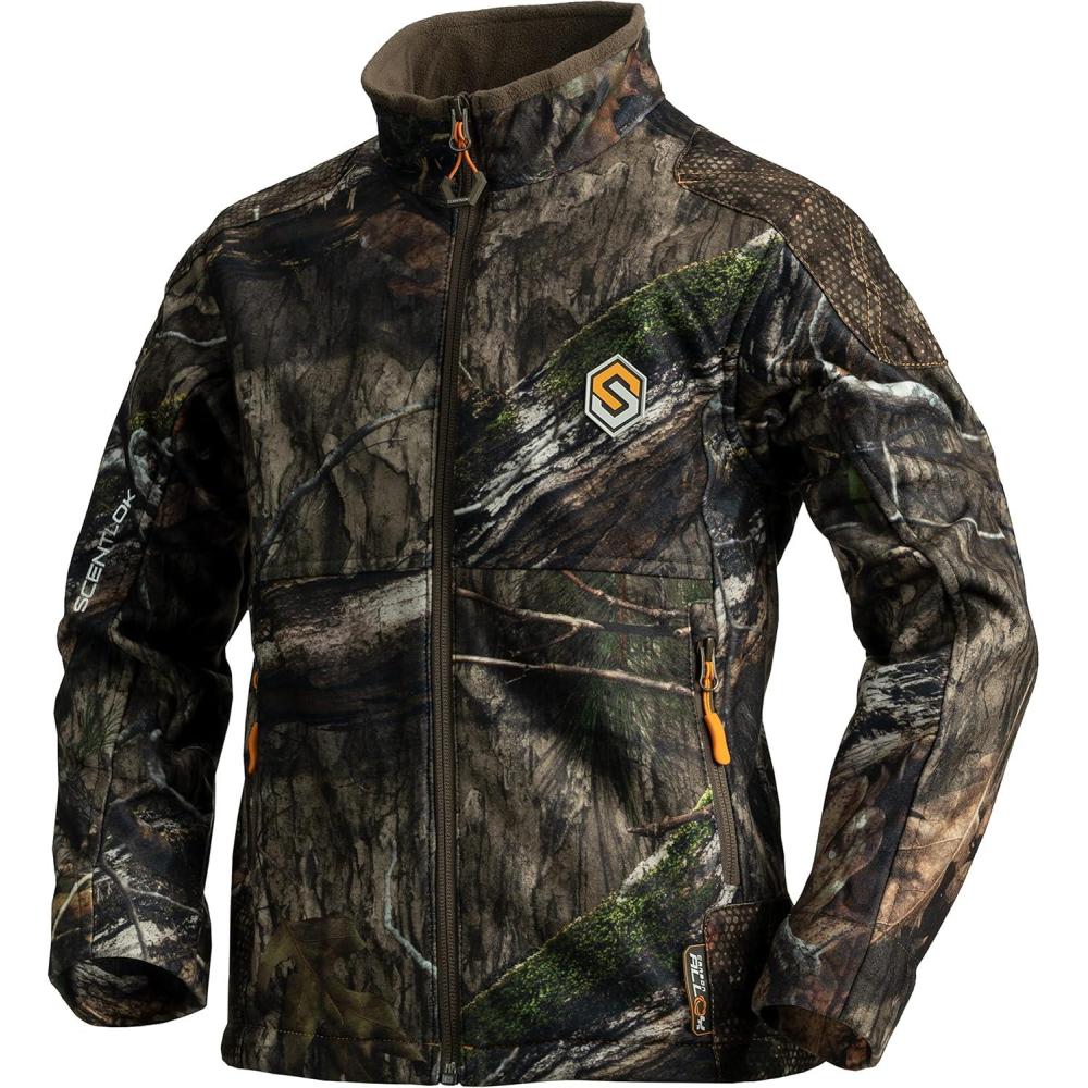 image:imageScentlok Youth Hundo Taktix Jacket Hunting Clothes for KidsMossy Oak Country Dna