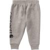 Carhartt Kid’s CK8429 Fleece Logo Sweatpant – Boys(Grey Heather)