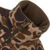 Drake Waterfowl Youth MST Eqwader DW3020 1/4 Zip Hunting Waterproof Breathable Fleece Lined Warm Jacket with Multiple Pockets(Old School)
